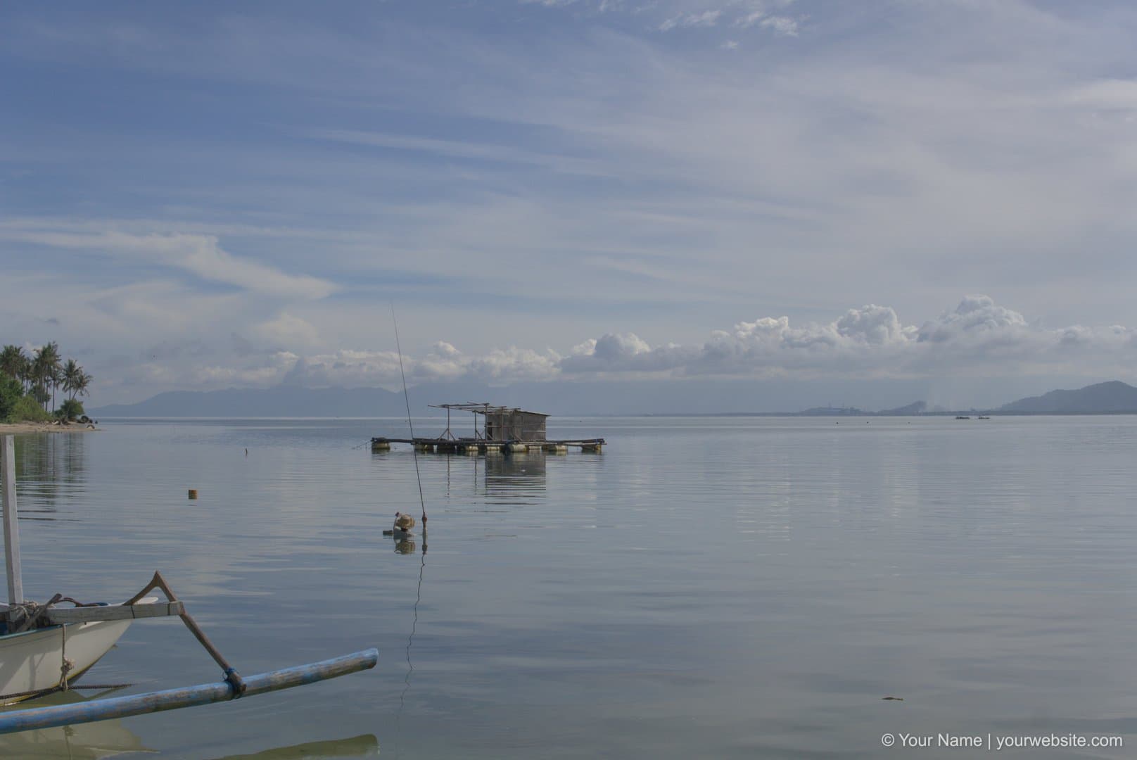 Traditional fisherman at work