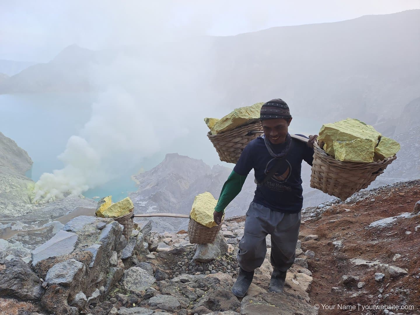Local worker in mine