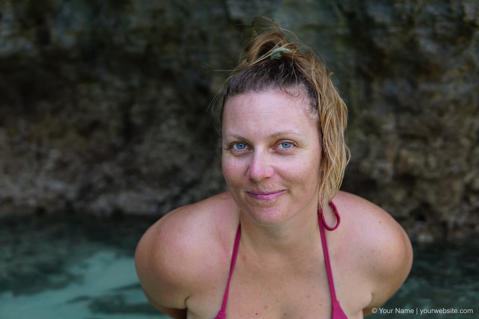 Visitor at golden temple