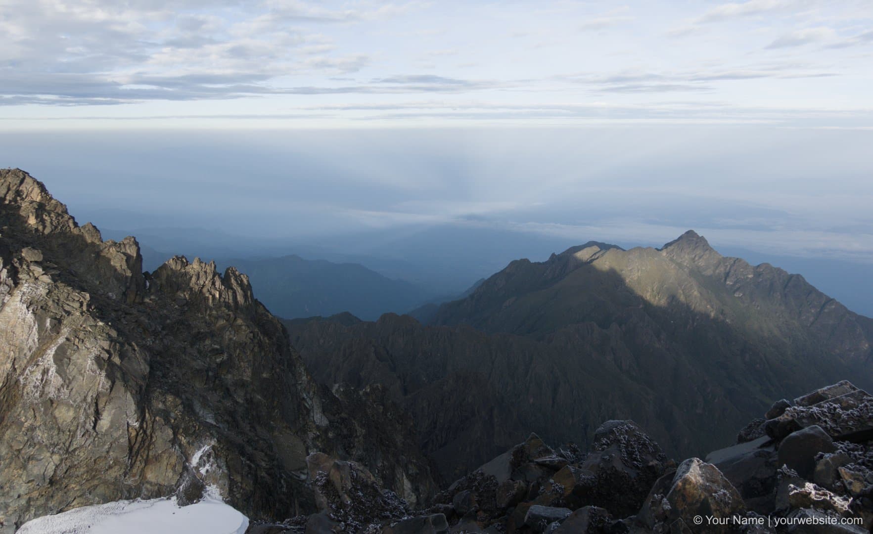 Mountain vista in Uganda